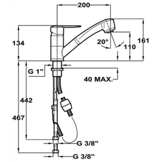 Смеситель Teka МТР 978 469780210