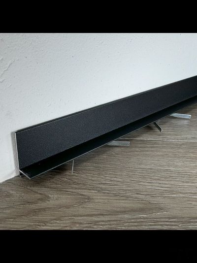 Щелевой плинтус Pro Design Mini L 601 Черный Муар