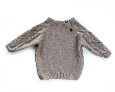 Джемпер "Ромб" светло бежевый