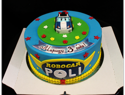 Торт Робокар Поли (3 кг.)