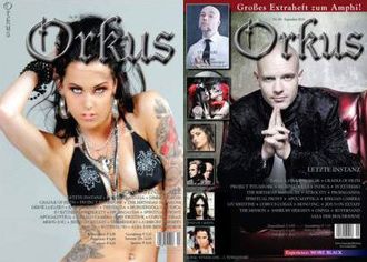 Orkus Magazine September 2010 Letzte Instanz, Gothic Rock, Немецкие журналы в Москве, Intpressshop