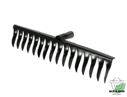 Грабли витые 16-ти зубые эмаль без черенка ГВ-16