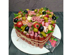 Торт закусочный "Сердце"