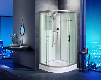 Душевая кабина Weltwasser, WW500 WERRA 801,Прозрачное, без крыши с низкий поддоном, 800х800х2170 мм