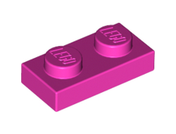 Plate 1 x 2, Dark Pink (3023 / 4119647 / 4187132 / 4245302 / 6057387)
