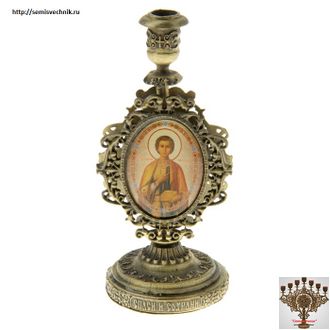 Подсвечник &quot;Великомученик и Целитель Пантелеймон&quot; (Candlestick)