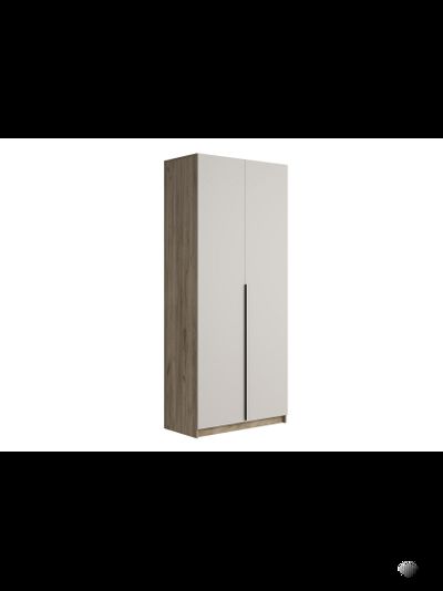 Бохо ШК-002 шкаф комбинированный Дуб Крафт Серый/Кашемир