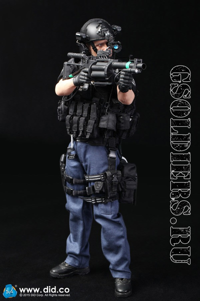 Коллекционная фигурка 1/6 SWAT 2.0 LOS ANGELES POLICE DEPARTMENT SPECIAL WEAPONS AND TACTICS - Denver MA1006 - DID