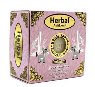 Натуральное мыло  (Donkey Milk Soap)  на основе ослиного молока Herbal 150гр
