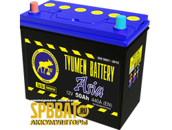 Аккумулятор Тюмень Азия 50 Ач ток 440А (TYUMEN BATTERY Asia) 6СТ-50L (Ca/Ca) П/П (236x128x220) прямая полярность + -