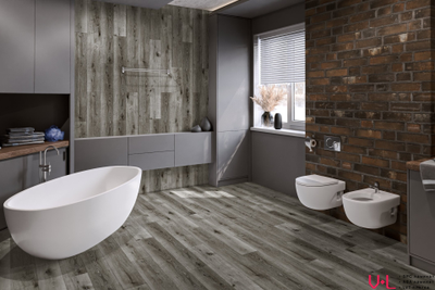 Кварцвиниловая плитка Damy Floor Family LVT Дуб Состаренный Серый T7020-5D-LVT