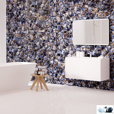 Керамогранит Staro Palacio Rock Azul 60х120 см глянцевый high gloss