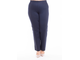 Прямые утепленные брюки для женщин с полными ногами арт. 802-6 (Цвет джинс) Размеры 54-78