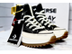 Кеды Converse Play Comme Des Garçons на платформе черные