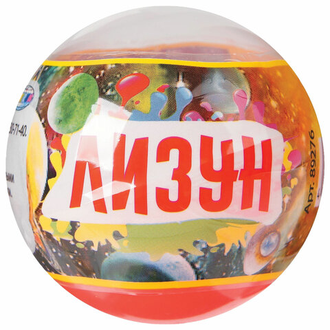 Лизун цветной CENTRUM, 70 г, ассорти, в пластиковой упаковке - шаре, в дисплее, 89276, 12 шт.