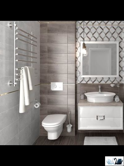 xПлитка настенная Laparet Atlas светло-серая 08-00-06-2455 20х40 см