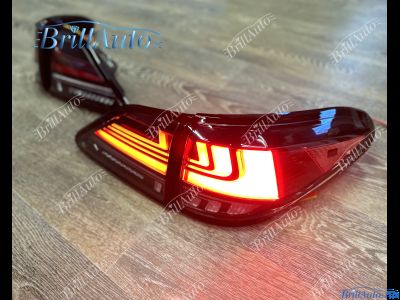 Стопы Lexus RX 2009-2015 красные с анимацией