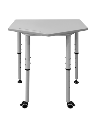 Школьный стол пятиугольный ШСТ73 с пластиковой столешницей