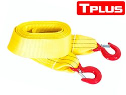 Буксировочный ремень 8/13 т 4.5 м Крюк/Крюк, Tplus (Россия)
