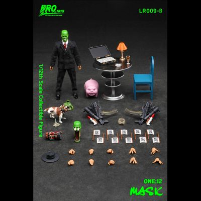 Маска, версия 2 (Стенли Ипкисс, "The Mask") - Коллекционная фигурка 1/12 SCALE Mask Action Figure (LR009B) - BROTOYS