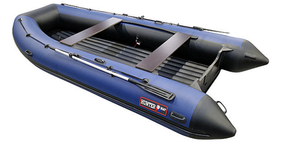 Моторная лодка Хантер 420 А синий/черный