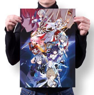 Плакат по игре Honkai Impact 3rd , Хонкай Импакт № 2