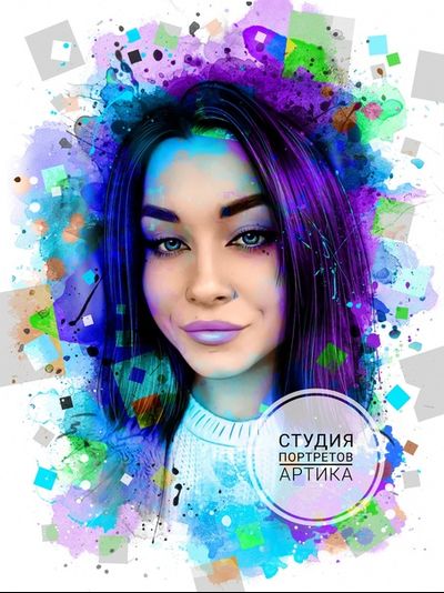 Портрет в Стиле НЕО 1 человек