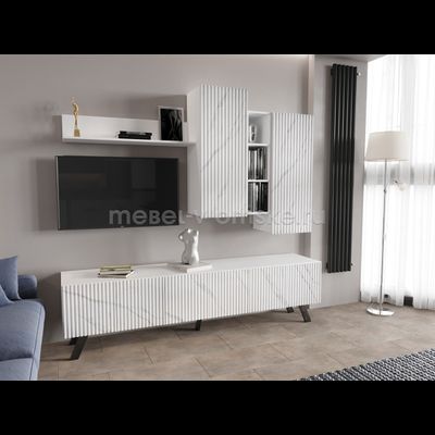 ОМ014 Гостиная Глейс. Размер: 2108х1017/1817х436