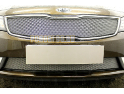 Защита радиатора KIA Cerato 2016-2018 chrome боковые