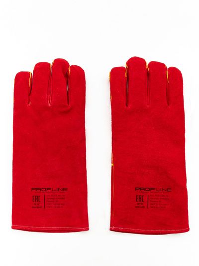 Краги спилковые PROFLINE SPECIALIST красные