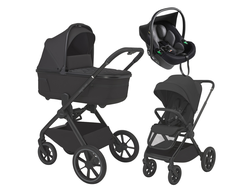 Коляска 3в1 Espiro Clodi, 10 Trendy Black (Черный)