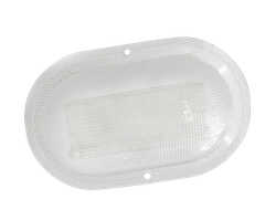 Светодиодный светильник ЖКХ, овал микропризма, 5 Вт / 8Вт, с аккустическим датчиком, 3 года гарантии