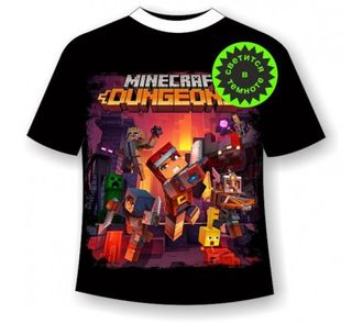Подростковая футболка Minecraft Dungeons 1120