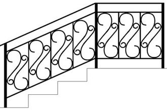 Перила сварные ПС-22