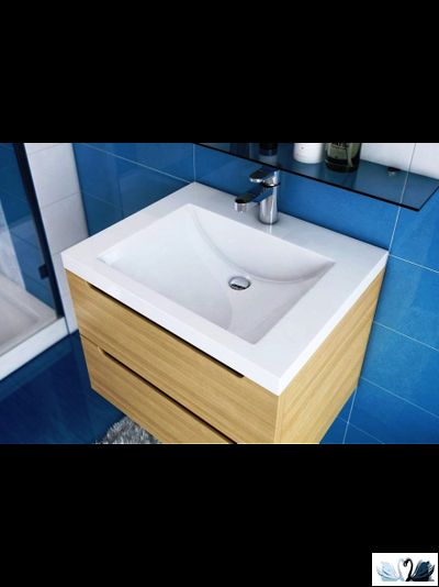 Раковина Эстет Monako 60 х 50 см, мебельная каменная