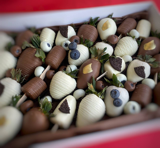 Клубника в шоколаде № 30