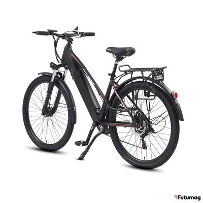 Электровелосипед WHITE SIBERIA CAMRY LIGHT 500W матовый черный