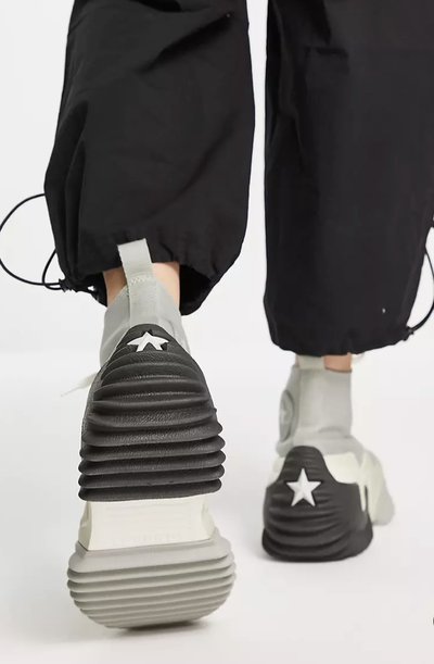 Серые высокие кеды Converse Run Star Motion 172892c купить оригинал