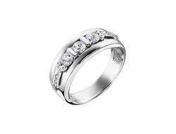 Кольцо дорожка три бриллианта арт. 810177.