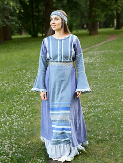 Платье "Лебёдушка" крапива