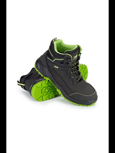 Ботинки ТРЕЙСЕР-НЕОН (нубук), ПУ/ПУ, с КП БОТ722