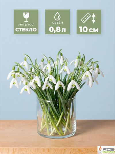 Ваза для цветов 10 см