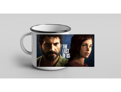 Кружка металлическая эмалированная  ОДНИ ИЗ НАС, THE LAST OF US  №9