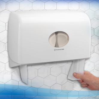 8614 Scott® Essential Туалетная бумага в больших рулонах 200 листов 2 слоя белая