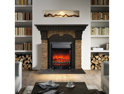 Угловой электрокамин Дублин