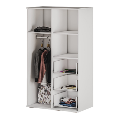 Шкаф Трио ШК-10 белый/звёздное детство