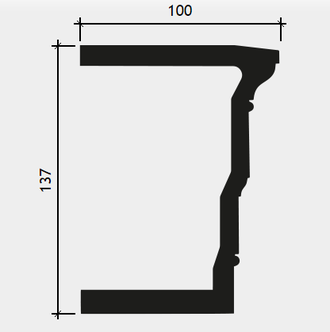 Архитрав 4.34.301 сборный - 137*100*2000мм