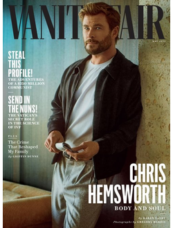 Vanity Fair Magazine May 2024 Chris Hemsworth Cover, Иностранные журналы в Москве, Intpressshop
