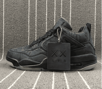 Nike Air Jordan Retro 4 Kaws Black новые