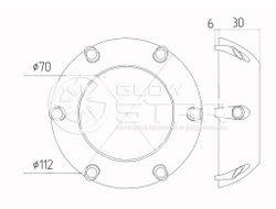 Бленда (маска) для линз №5 GTI 3.0 дюйма, 1шт